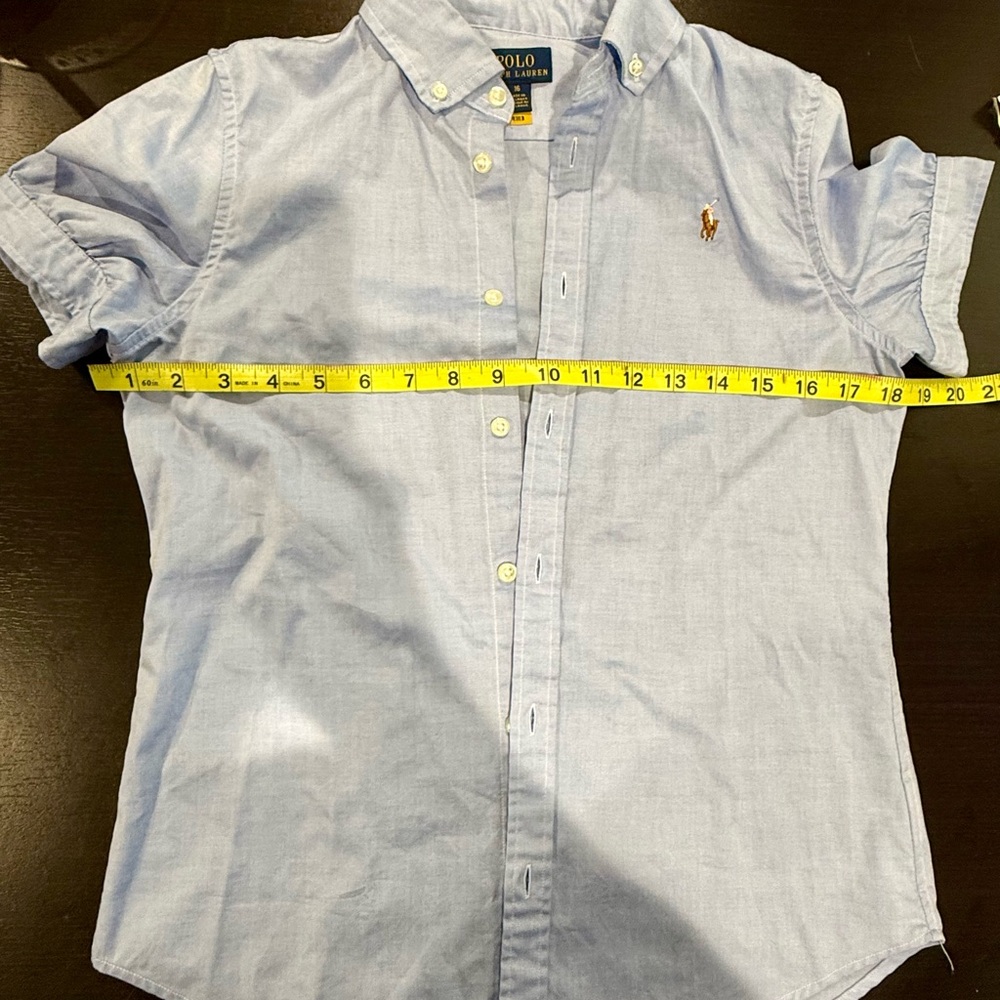 Polo by Ralph Lauren Women’s Blue Short Sleeve Shirt - Picture 5 of 8